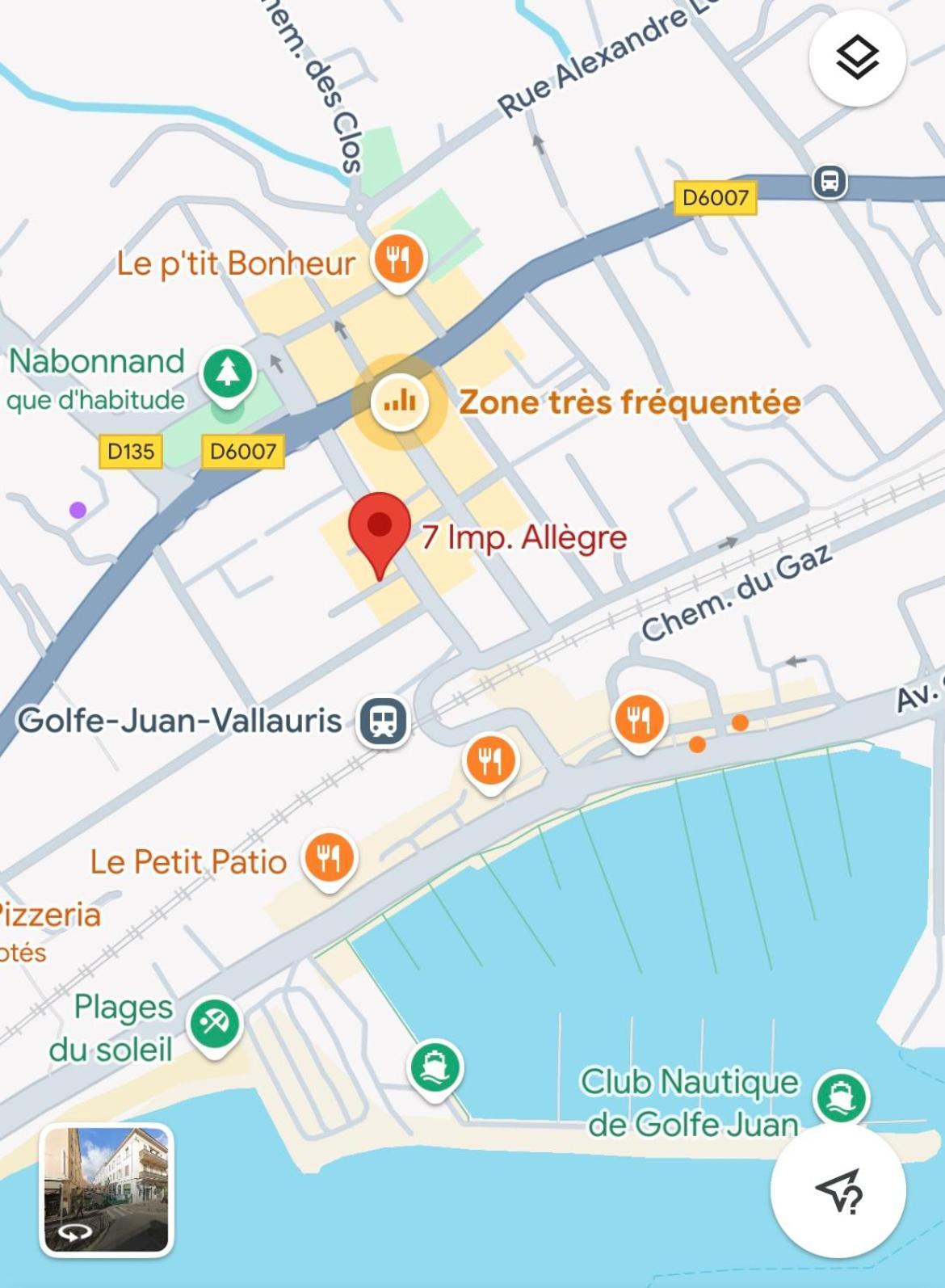 Magnifique Studio Hypercentre Trains Plages Au Coeur De Golfe-Juan Exteriér fotografie